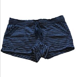 Jolt Women's Navy Blue Striped Shorts